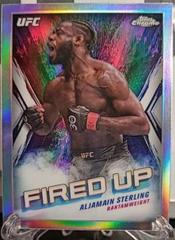 Aljamain Sterling [Refractor] #FDP-25 Ufc Cards 2024 Topps Chrome UFC Fired Up Prices
