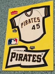Pirates “Jersey, Pennant Sticker” Baseball Cards 1985 Fleer Stickers Prices