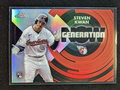 Steven Kwan Baseball Cards 2022 Topps Chrome Update Generation Now Prices
