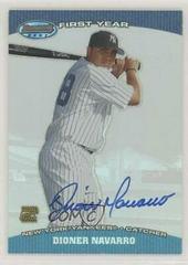 Dioner Navarro [Autograph] Baseball Cards 2004 Bowman's Best Prices