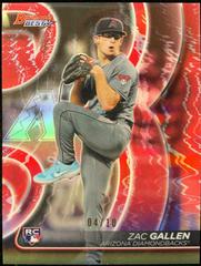Zac Gallen [Red Refractor] #35 Baseball Cards 2020 Bowman's Best Prices