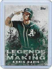 Khris Davis Baseball Cards 2018 Topps Update Legends in the Making Prices