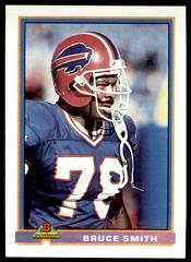 Bruce Smith #44 Football Cards 1991 Bowman Prices