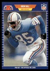 Drew Hill #146 Football Cards 1989 Pro Set Prices