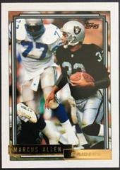 Marcus Allen Football Cards 1992 Topps Gold Prices