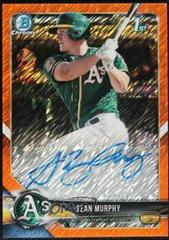 Sean Murphy [Orange Shimmer] Baseball Cards 2018 Bowman Chrome Prospects Autographs Prices