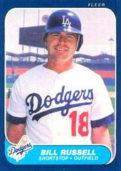Bill Russell #142 Baseball Cards 1986 Fleer Prices