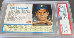 Carl Yastrzemski [Hand Cut] #61 Baseball Cards 1962 Post Cereal Prices