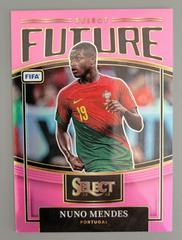 Nuno Mendes [Pink] Soccer Cards 2022 Panini Select FIFA Future Prices