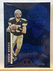 Drew Brees [Blue] #11 Football Cards 2023 Panini Chronicles Draft Picks Illusions Prices