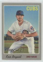 Kris Bryant Baseball Cards 2019 Topps Heritage 1970 Cloth Stickers Prices
