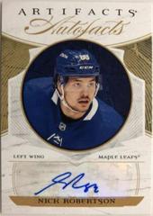 Nick Robertson #AF-NR Hockey Cards 2022 Upper Deck Artifacts Auto Facts Prices