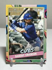 Dansby Swanson #15 Baseball Cards 2023 Topps 582 Montgomery Club Prices