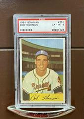 Bob Thomson #201 Baseball Cards 1954 Bowman Prices