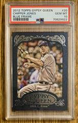 Chipper Jones [Blue Frame] #20 Baseball Cards 2012 Topps Gypsy Queen Prices