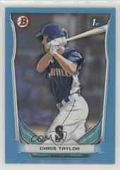 Chris Taylor [Blue] #BP14 Baseball Cards 2014 Bowman Prospects Prices