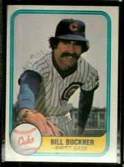 Bill Buckner #292 Baseball Cards 1981 Fleer Prices