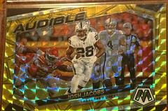 Josh Jacobs [Gold] #AS-JJ Football Cards 2023 Panini Mosaic Audible Prices