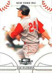 Lucas Duda #73 Baseball Cards 2008 Donruss Threads Prices