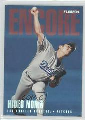 Hideo Nomo [Tiffany] #U234 Baseball Cards 1996 Fleer Update Prices