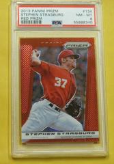 Stephen Strasburg [Red Prizm] #134 Baseball Cards 2013 Panini Prizm Prices