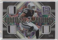 Zamir White [Psychedelic] #BBL-ZWH Football Cards 2022 Panini Spectra Building Blocks Prices