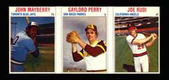 Mayberry, Perry, Rudi [Hand Cut Panel] Baseball Cards 1979 Hostess Prices