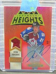 Peter Forsberg [Autograph Material Red] #LH-25 Hockey Cards 2021 Upper Deck Stature Legendary Heights Prices
