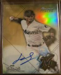 Jose Salas [Gold Refractor] #BSPA-JS Baseball Cards 2021 Bowman Sterling Prospect Autographs Prices