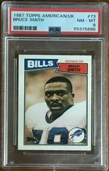 Bruce Smith #73 Football Cards 1987 Topps American UK Prices
