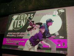 Hobby Box Baseball Cards 2002 Topps Ten Prices