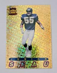 Junior Seau [Gold] Football Cards 1994 Pacific Prisms Prices