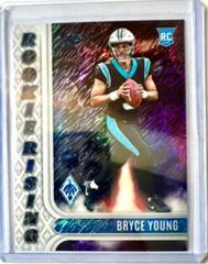 Bryce Young [White Shimmer] #RIS-1 Football Cards 2023 Panini Phoenix Rookie Rising Prices