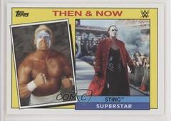 Sting Wrestling Cards 2015 Topps Heritage WWE Then & Now Prices
