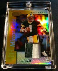 Brett Favre [Mirror Gold Jersey] #32 Football Cards 2002 Leaf Certified Prices