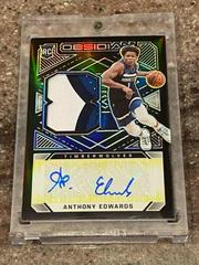 Anthony Edwards [Jersey Autograph Yellow] #235 Basketball Cards 2020 Panini Obsidian Prices