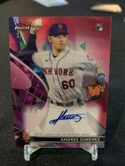 Andres Gimenez [Red Refractor] Baseball Cards 2021 Topps Finest Autographs Prices