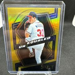 Greg Maddux [Gold] #UN17 Baseball Cards 2023 Panini Select Unequaled Prices