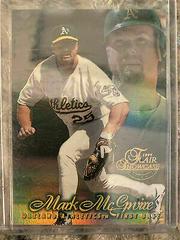 Mark McGwire [Row 1] #52 Baseball Cards 1997 Flair Showcase Prices