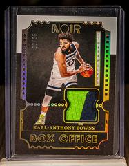 Karl Anthony Towns [Holo Gold] #102 Basketball Cards 2021 Panini Noir Prices