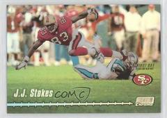 J.J. Stokes [First Day Refractor] #114 Football Cards 1999 Stadium Club Chrome Prices