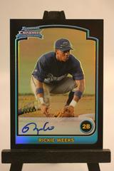 Rickie Weeks [ Auto. Refractor] Baseball Cards 2003 Bowman Chrome Draft Picks Prices
