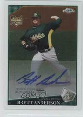 Brett Anderson [Autograph] #226 Baseball Cards 2009 Topps Chrome Prices