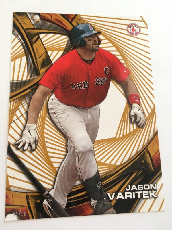 Jason Varitek [5X7 Gold] #HT-JV Prices | 2016 Topps High Tek | Baseball ...