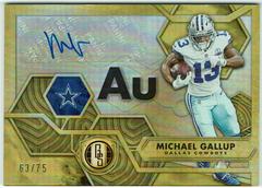 Michael Gallup Football Cards 2022 Panini Gold Standard AU Autographs Prices