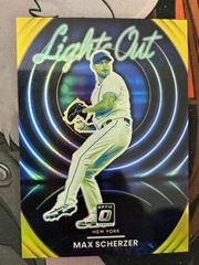 Max Scherzer [Gold] Baseball Cards 2022 Panini Donruss Optic Lights Out Prices