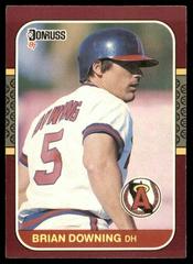 Brian Downing #9 Baseball Cards 1987 Donruss Opening Day Prices