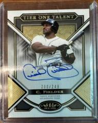 Cecil Fielder #T1TA-CF Baseball Cards 2023 Topps Tier One Talent Autographs Prices
