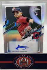 Andres Gimenez [Refractor] Baseball Cards 2021 Topps Chrome Rookie Autographs Prices