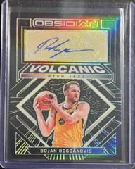 Bojan Bogdanovic [Yellow] Basketball Cards 2021 Panini Obsidian Volcanic Signatures Prices